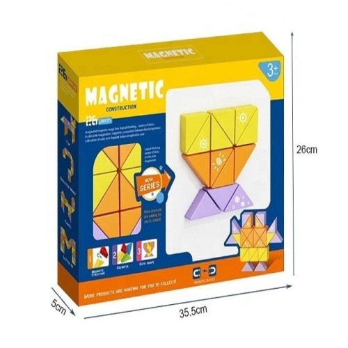 Kızılkaya 26 Parça Manyetik Zeka Blokları HD374A