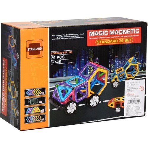 Kızılkaya 29 Parça Manyetik Tekerlekli Araba JH6866