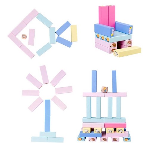 Kızılkaya Ahşap Renkli 51 Parça Jenga 2102100