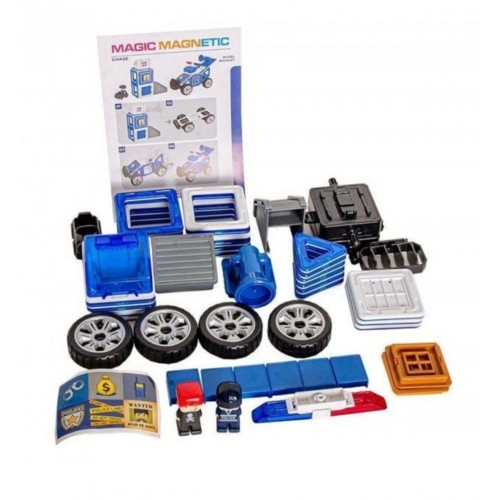 Kızılkaya Magic Magnetic 40 Parça Polis Oyun Seti Magnetik JH8963 Kızılkaya Magic Magnetic 40 Parça Polis Oyun Seti Magnetik JH8963