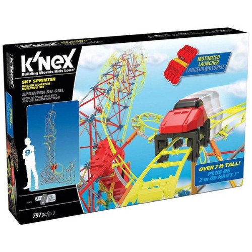 KNex 52478 Sky Sprinter Roller Coaster Seti (Motorlu) Thrill Rides KNex 52478 Sky Sprinter Roller Coaster Seti (Motorlu) Thrill Rides