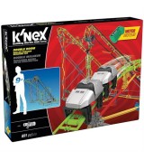 K'Nex 55402 Double Doom Roller Coaster Set (Motorlu) Thrill Rides