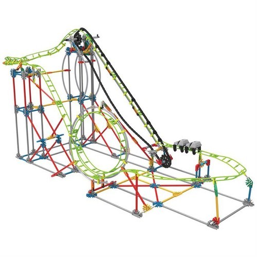 K'Nex 55402 Double Doom Roller Coaster Set (Motorlu) Thrill Rides K'Nex 55402 Double Doom Roller Coaster Set (Motorlu) Thrill Rides