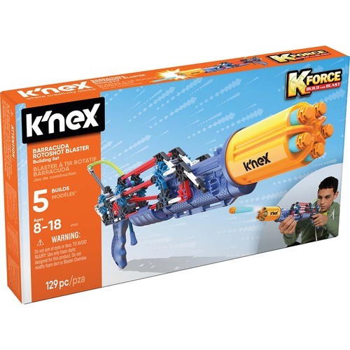K'Nex Baracuda Rotoshot Blaster Yapım Seti 129 Parça 47023