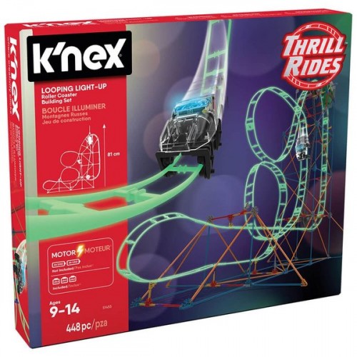 K'Nex Looping Light-Up Roller Coaster 51455 (Motorlu)