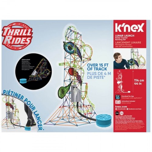 KNex Lunar Launch Roller Coaster Set 51425 (Motorlu)