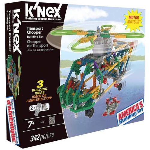Knex Taşıyıcı Helikopter (Motorlu) Building Set 11413