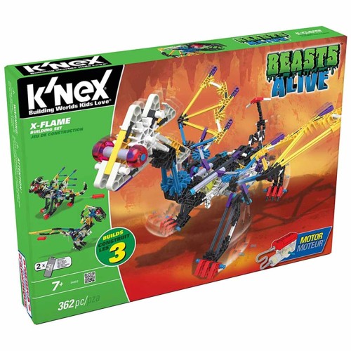 Knex X-Flame Motorlu Yapım Seti 34692