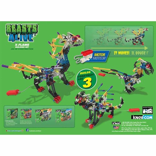 Knex X-Flame Motorlu Yapım Seti 34692