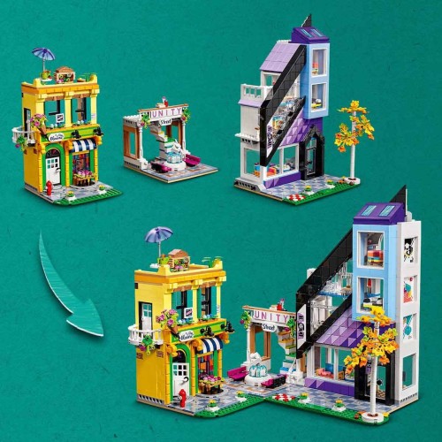 Lego 41732 Friends Şehir Merkezi Çiçek ve Tasarım Dükkanları