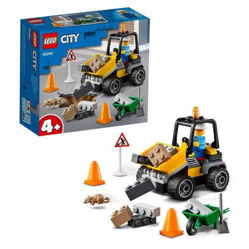 Lego City Yol Çalışması Aracı Oyuncak Yapım Seti 60284