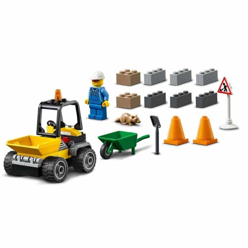 Lego City Yol Çalışması Aracı Oyuncak Yapım Seti 60284