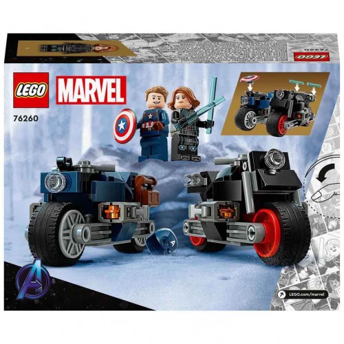 LEGO Marvel Black Widow ve Kaptan Amerika Motosikletleri 76260
