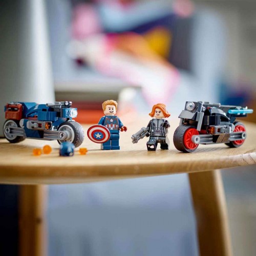 LEGO Marvel Black Widow ve Kaptan Amerika Motosikletleri 76260