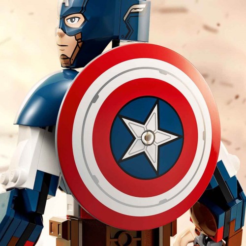 LEGO Marvel Kaptan Amerika Yapım Figürü 76258
