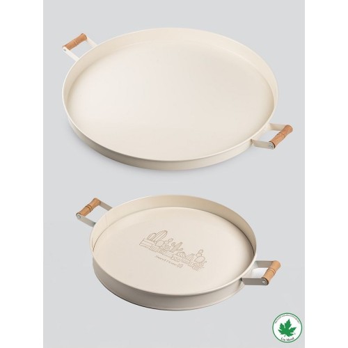 Lin Metal 51cm + 37cm Tepsi Krem