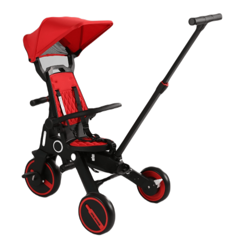 Maxi Taxi Easy Trike Ebeveyn Kontrollü Bisiklet Kırmızı