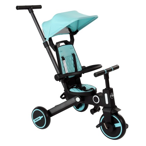 Maxi Taxi Easy Trike Ebeveyn Kontrollü Bisiklet Mavi