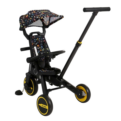 Maxi Taxi Easy Trike Ebeveyn Kontrollü Bisiklet Sarı