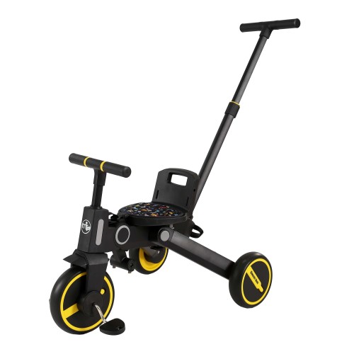 Maxi Taxi Easy Trike Ebeveyn Kontrollü Bisiklet Sarı