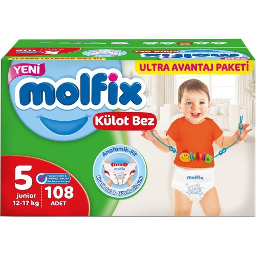 Molfix Külot Bebek Bezi Avantaj Paketi Junior 5 No 108 li