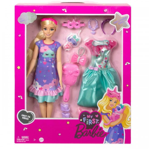 My First Barbie İlk Barbie Bebeğim Delüks Bebek HMM66 My First Barbie İlk Barbie Bebeğim Delüks Bebek HMM66