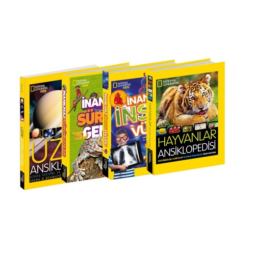 National Geographic Kids Ansiklopedi Seti (4 Kitap) - Kolektif