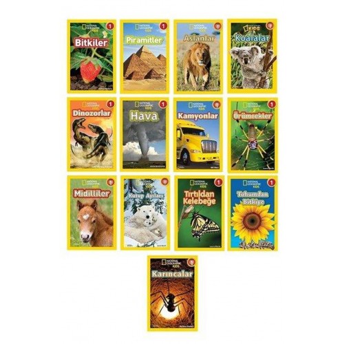 National Geographic Kids Okuma Serisi Seviye 2 Seti (17 Kitap) - Kolektif