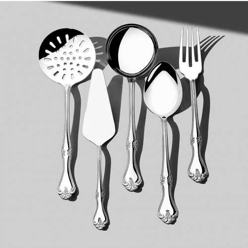 Nehir Lalezar Sade 5 Parça Paslanmaz Çelik Servis Takımı