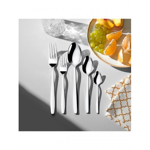 Nehir Sahra Sade 12 Kişilik 60 Parça Kutulu Aile Çatal Kaşık Takımı