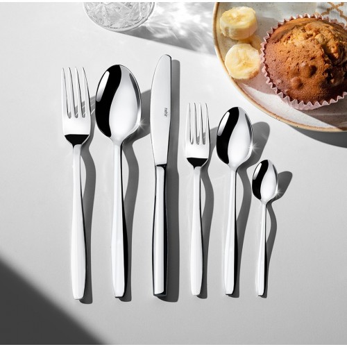 Nehir Sahra Sade 12 Kişilik 72 Parça Kutulu Çatal Kaşık Bıçak Takımı