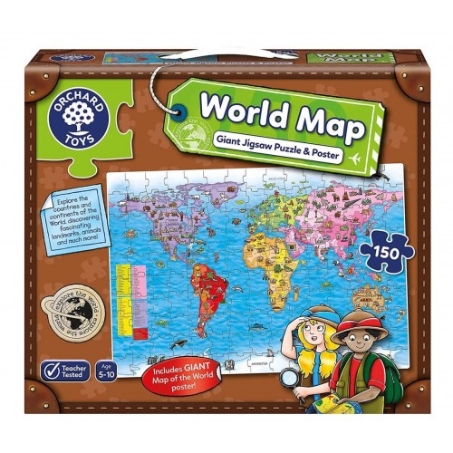 Orchard World Map 5 - 10 Yaş 280
