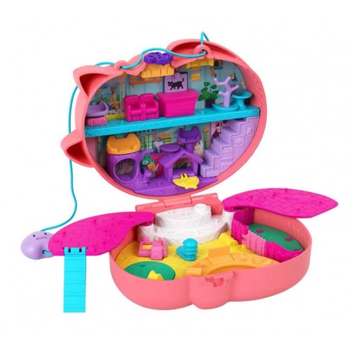 Polly Pocket Shani nin Kompakt Sevimli Kedi Çantası GKJ63-HGT16