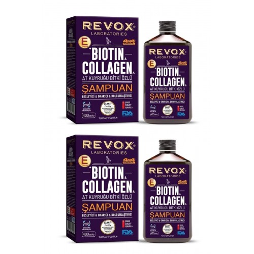 Revox Biotin & Collagen At Kuyruğu Şampuan 400 ml x 2 Adet