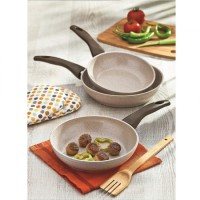 Gülsan Safran Granit 3Lü Tava Set
