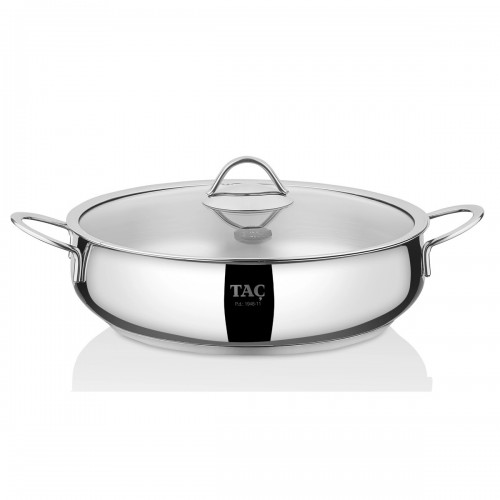 Taç Bengü 26 cm Basık Çelik Tencere TT-1281