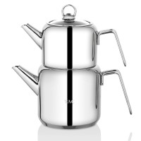 Taç Hera Jumbo Çaydanlık Takımı Platin TAC-5923