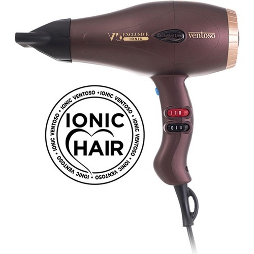 Ventoso V5 Exclusive Ionic Profesyonel 2500 W Fön Makinesi Kahverengi