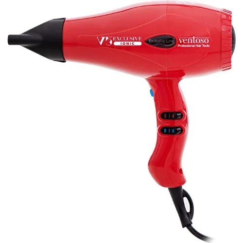 Ventoso V5 Exclusive İyonik 2500 W Profesyonel Fön Makinesi Rosso