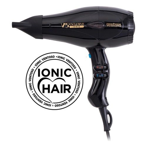 Ventoso V5 Exclusive İyonik 2500 W Profesyonel Fön Makinesi Nero