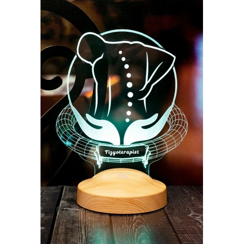 Fizyoterapiste Hediye 3d Led Lamba