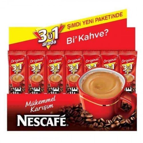 Nescafe 3 in 1 Tek İçim 18,5 Gr x 56 Adet