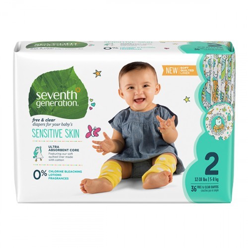 Seventh Generation Bebek Bezi 2 Beden 36 lı