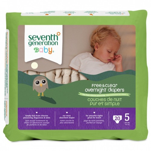 Seventh Generation Bebek Bezi Gece Boyu 5 Beden 20 Adet
