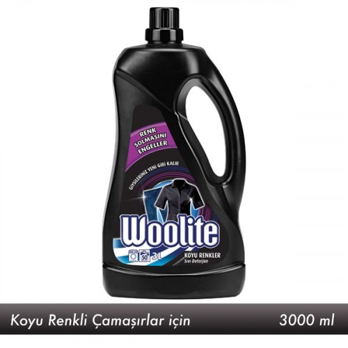 Woolite Sıvı Çamaşır Deterjanı Siyah 3 lt