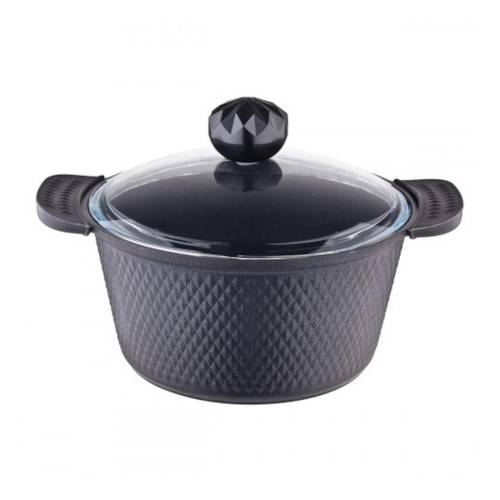 Amboss Kuvars 24 cm Döküm Derin Tencere