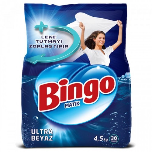 Bingo Matik Toz Deterjan Ultra Beyaz 4,5 kg 