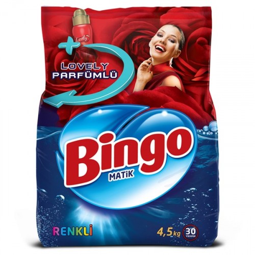Bingo Matik Renkli Çamaşır Deterjanı 4,5 Kg 