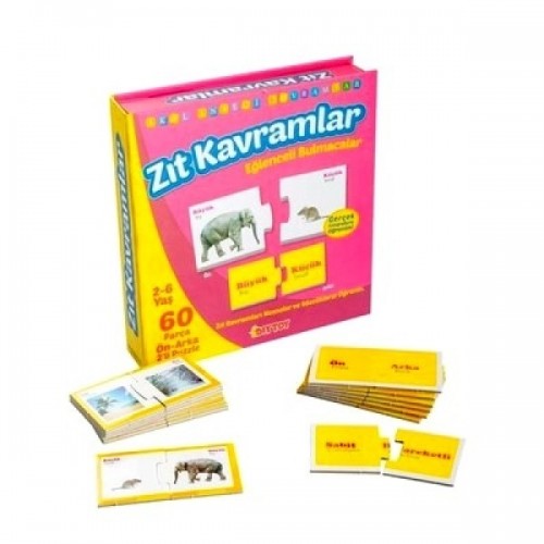 Diy-Toy Yayınları Eğlenceli Bulmaca Zıt Kavramlar 1390