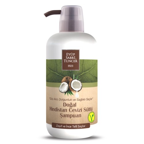Eyüp Sabri Tuncer Doğal Hindistan Cevizi Sütlü Şampuan 600 ml